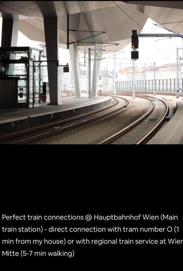 Klimatisiertes, Ruhiges Dachgeschoss Cityapartment Im Zentrum Wiens ภายนอก รูปภาพ